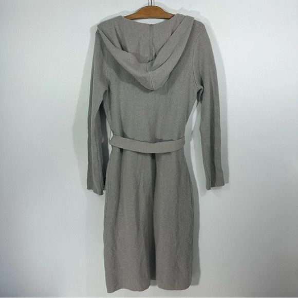 ATM Anthony Thomas Melillo Gray Long Sleeve Long Line Wool Duster Cardigan - Picture 7 of 9